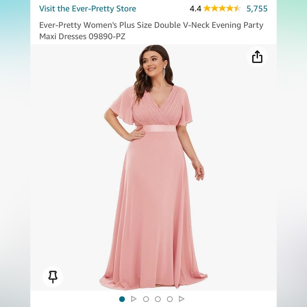 Mother of the Bride - Pink Dress (Size XL)